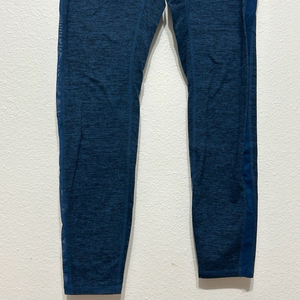 Gaiam Dark Blue Ankle Length Athletic Workout Compression Leggings Womens Size L - Picture 3 of 8